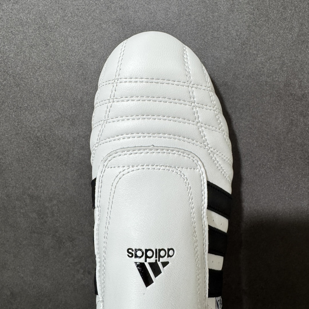 图片[5]-【公司级】Adidas originals Taekwondo Low\”White Black\”跆拳道系列低帮经典复古薄底休闲运动舒适训练慢跑鞋 升级原楦原纸版开发版型，采用软质粒面牛剖革鞋面材质，中底嵌入EVA切片缓震，外置耐磨橡胶鞋底片❗️ 底越薄，越时髦！Jennie穿搭代言款，阿迪达斯 货号：JQ4775 尺码：35.5-45带半码-选品中心