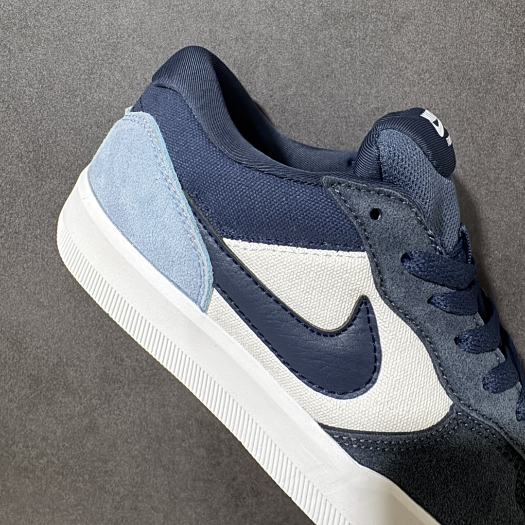 图片[7]-【公司级】Nike SB Force 58 Low 耐克 低帮 蓝色 男女同款 防滑耐磨轻便低邦板鞋 鞋款外观以浅蓝色色调为主，白色的鞋身搭配侧身深蓝Swoosh Logo及鞋带，在鞋舌标签上、鞋后跟处以及鞋底处有Swoosh Logo，细节非常到位；该鞋款采用皮革与织物组合鞋面，兼具出色透气性与耐穿性，采用帆布和翻毛皮组合材料，包边设计，经久耐穿；外底饰有Trih-starb纹路，可灵活伸展，为双足带来出众抓地力和非凡触板感，加厚鞋舌， 低帮鞋口处填充厚实，富有弹性内衬，妥帖包裹双足。 货号：DV5477-404（2026.01.01发售） 尺码：35.5 36 36.5 37.5 38 38.5 39 40 40.5 41 42 42.5 43 44 45-选品中心