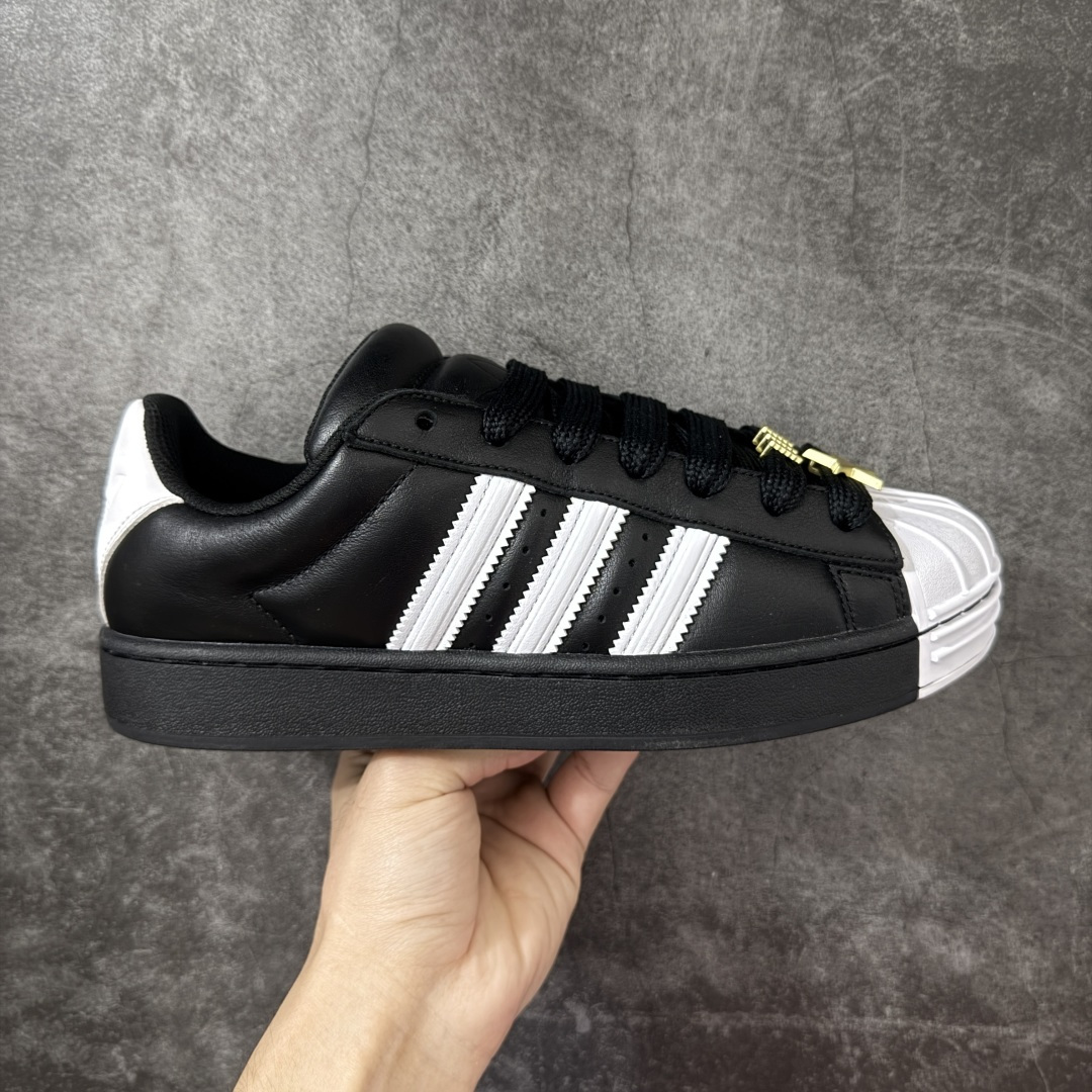 AD Originals Superstar 胖丁黑白 JR7444原厂SD皮 全配色原鞋开发 电脑针车