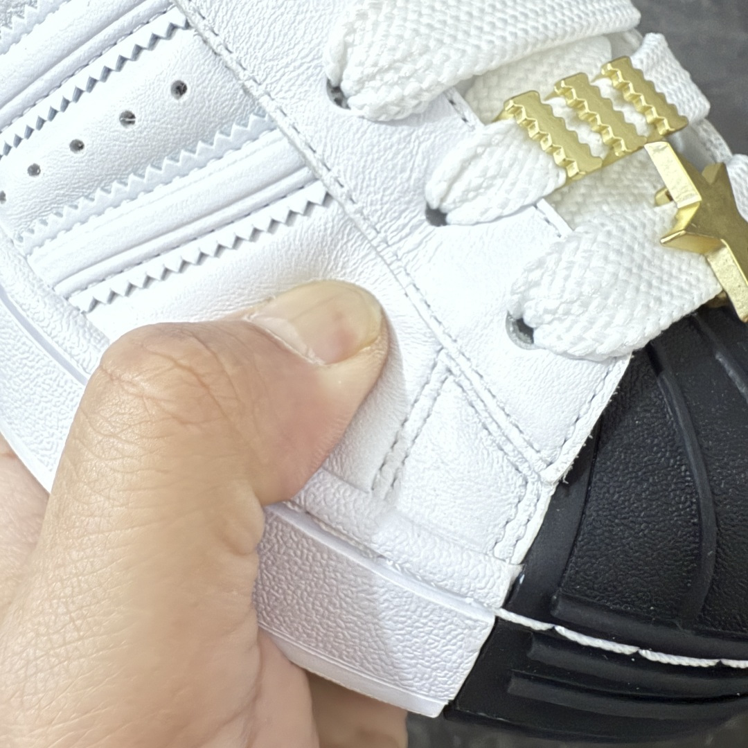 AD Originals Superstar 胖丁白黑 IH6679原厂SD皮 全配色原鞋开发 电脑针车