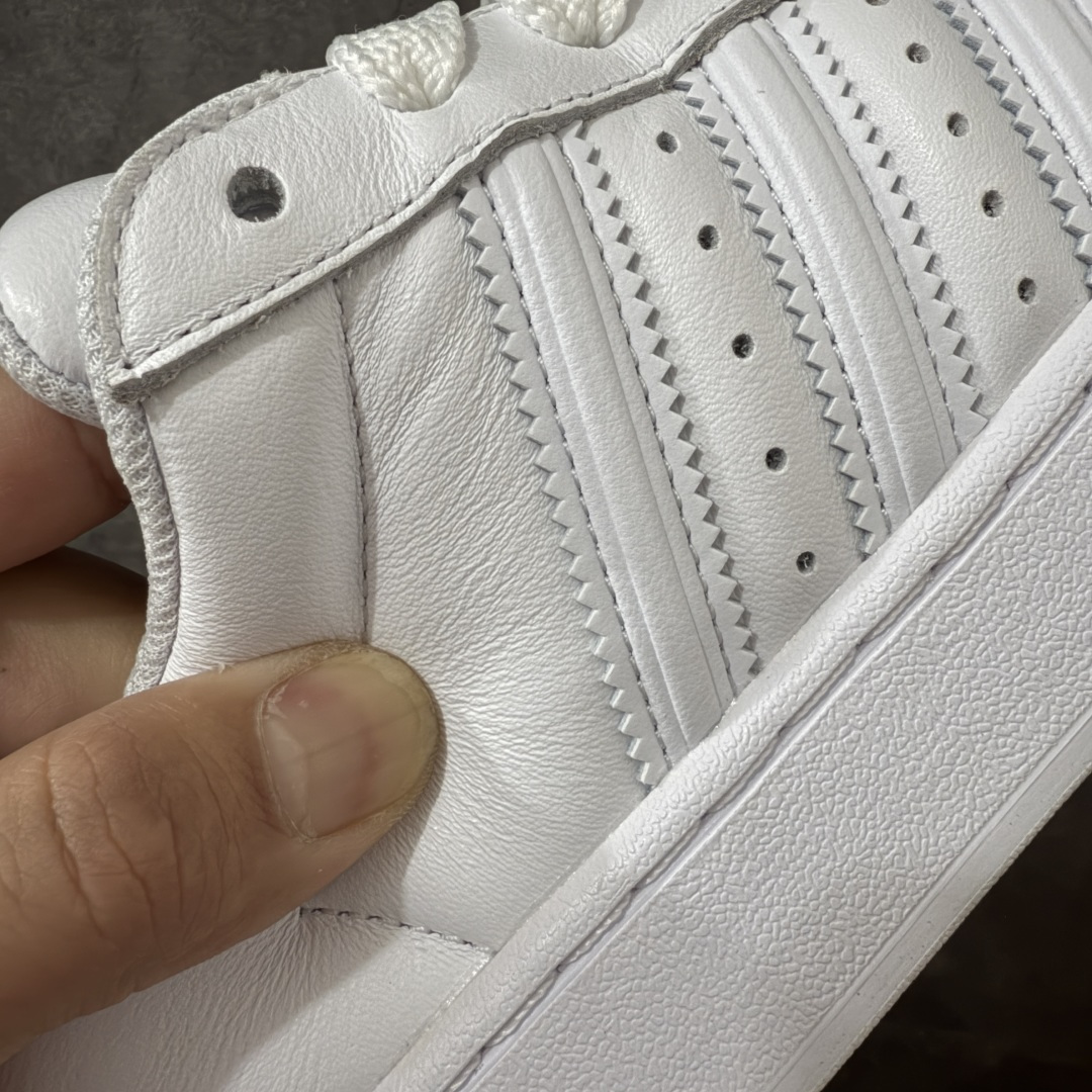 AD Originals Superstar 胖丁白黑 IH6679原厂SD皮 全配色原鞋开发 电脑针车