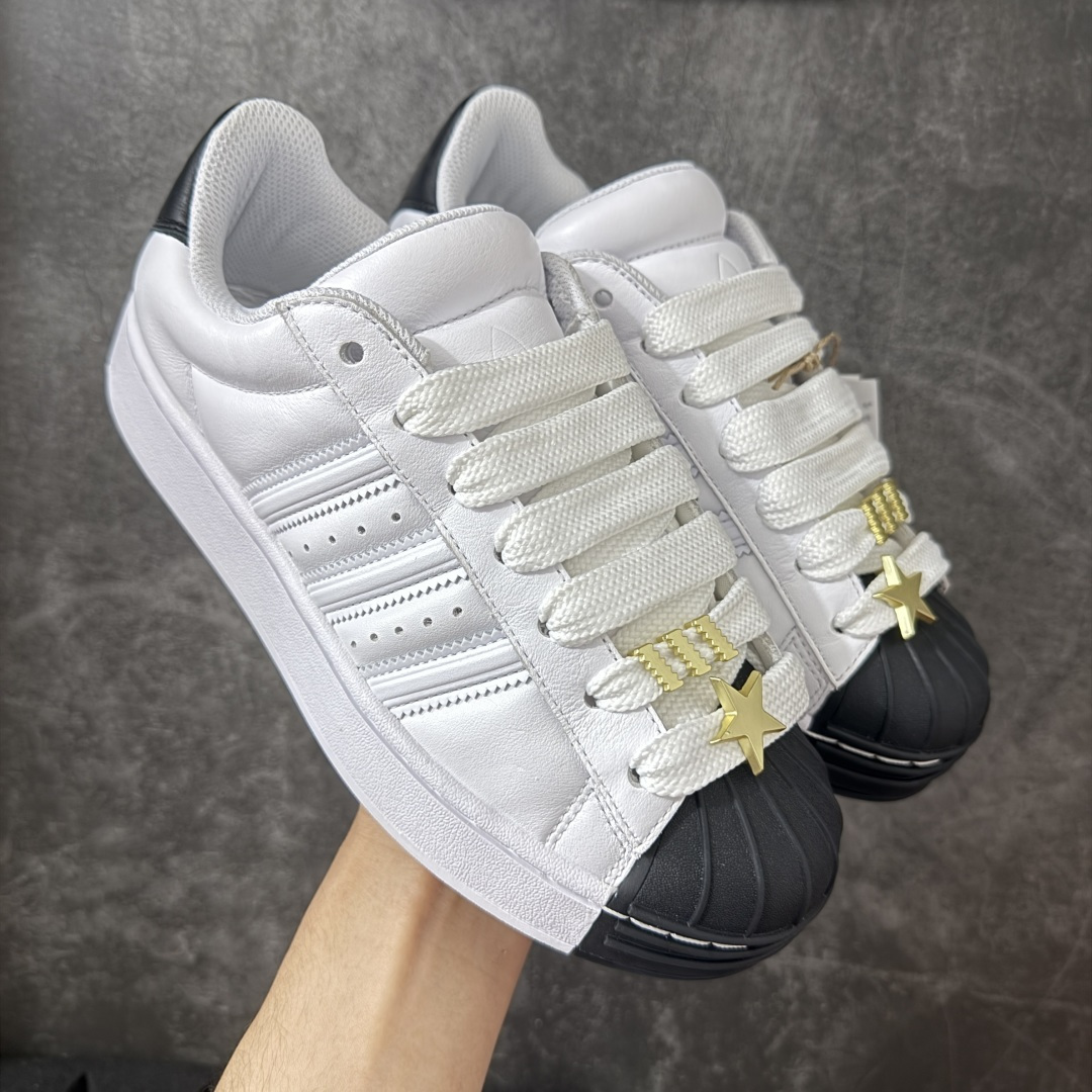 AD Originals Superstar 胖丁白黑 IH6679原厂SD皮 全配色原鞋开发 电脑针车