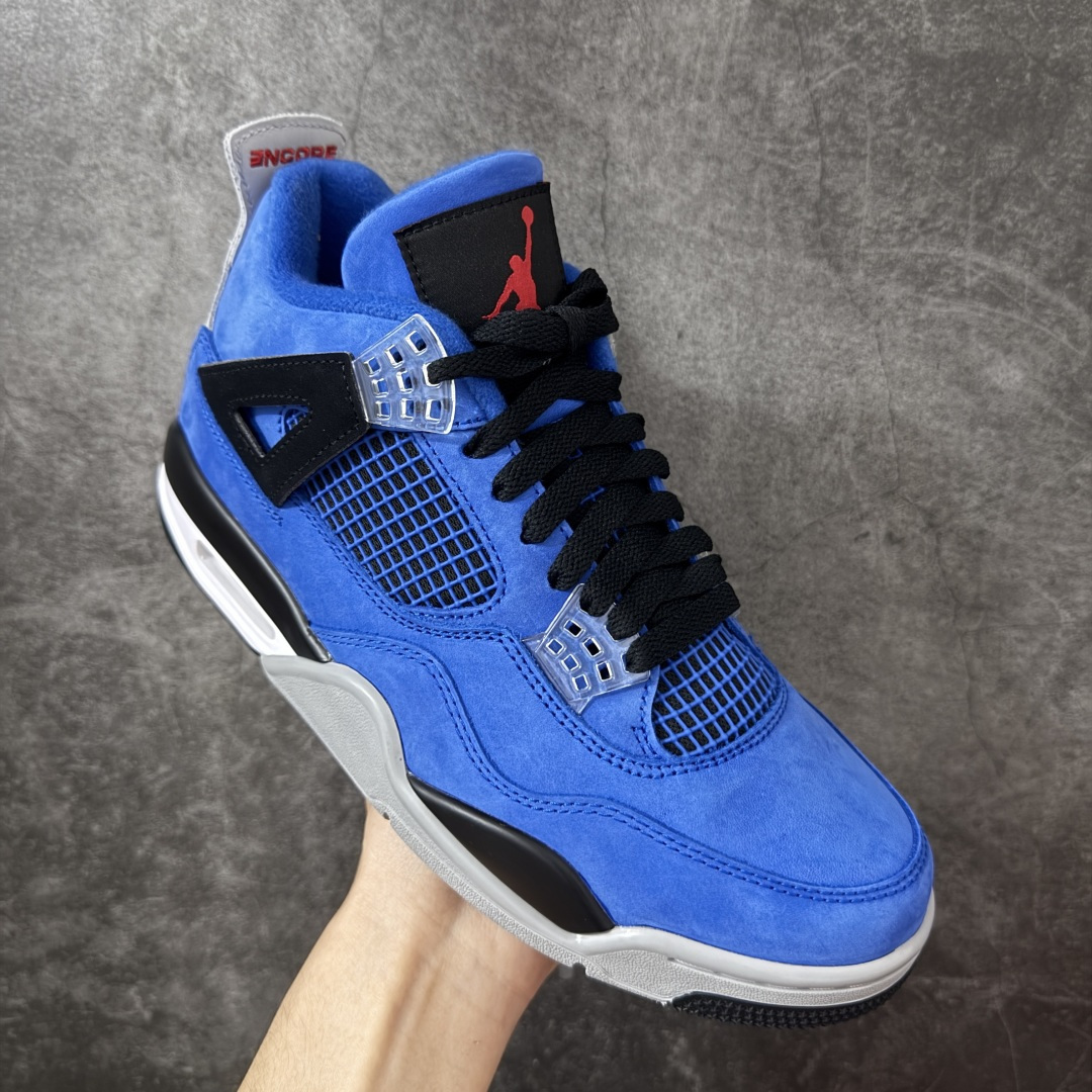 图片[3]-【GX版本】Air Jordan AJ4阿姆蓝！ 货号：912583-783902！ 市售天花板产物 耗时半年巨作 全套原纸板楦头开发 原厂特供皮料加持 确保原汁原味 完美呈现四代版型 一比一鞋头弧度高度鞋身弧度 数据细节工艺流程均保持原鞋一致 原厂TPU网格鞋带扣 正确内里网布 菱角分明不变形无多余毛边 柔软性质感一致于原鞋 市场唯一原厂鞋扣模具 背面可见隐藏注塑口 原厂织唛标 原厂飞人电绣工艺 尾指中部跳三针 独家绑鞋带手法 印刷中底布 四线拉帮 米色美纹纸贴合固定 进口港宝加持 后跟自然饱满 全鞋荧光划线卡点 追求极致完美 每一双都是工艺品 多重QC质检 超越公司货的品控标准 实实在在的免检产品！ 尺码：40 40.5 41 42 42.5 43 44 44.5 45 46 47.5 48.5 49.5 50.5-选品中心