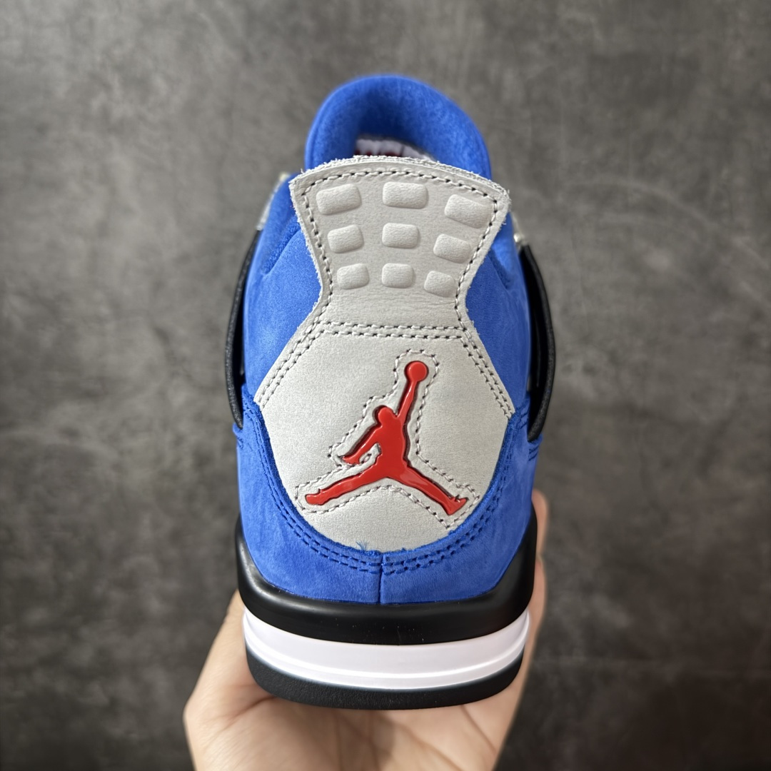 图片[4]-【GX版本】Air Jordan AJ4阿姆蓝！ 货号：912583-783902！ 市售天花板产物 耗时半年巨作 全套原纸板楦头开发 原厂特供皮料加持 确保原汁原味 完美呈现四代版型 一比一鞋头弧度高度鞋身弧度 数据细节工艺流程均保持原鞋一致 原厂TPU网格鞋带扣 正确内里网布 菱角分明不变形无多余毛边 柔软性质感一致于原鞋 市场唯一原厂鞋扣模具 背面可见隐藏注塑口 原厂织唛标 原厂飞人电绣工艺 尾指中部跳三针 独家绑鞋带手法 印刷中底布 四线拉帮 米色美纹纸贴合固定 进口港宝加持 后跟自然饱满 全鞋荧光划线卡点 追求极致完美 每一双都是工艺品 多重QC质检 超越公司货的品控标准 实实在在的免检产品！ 尺码：40 40.5 41 42 42.5 43 44 44.5 45 46 47.5 48.5 49.5 50.5-选品中心