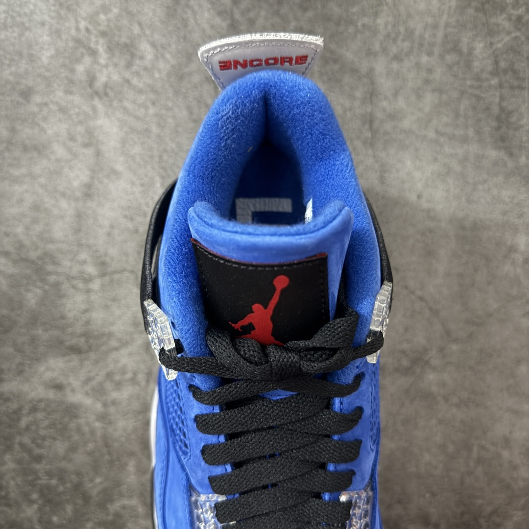 图片[8]-【GX版本】Air Jordan AJ4阿姆蓝！ 货号：912583-783902！ 市售天花板产物 耗时半年巨作 全套原纸板楦头开发 原厂特供皮料加持 确保原汁原味 完美呈现四代版型 一比一鞋头弧度高度鞋身弧度 数据细节工艺流程均保持原鞋一致 原厂TPU网格鞋带扣 正确内里网布 菱角分明不变形无多余毛边 柔软性质感一致于原鞋 市场唯一原厂鞋扣模具 背面可见隐藏注塑口 原厂织唛标 原厂飞人电绣工艺 尾指中部跳三针 独家绑鞋带手法 印刷中底布 四线拉帮 米色美纹纸贴合固定 进口港宝加持 后跟自然饱满 全鞋荧光划线卡点 追求极致完美 每一双都是工艺品 多重QC质检 超越公司货的品控标准 实实在在的免检产品！ 尺码：40 40.5 41 42 42.5 43 44 44.5 45 46 47.5 48.5 49.5 50.5-选品中心