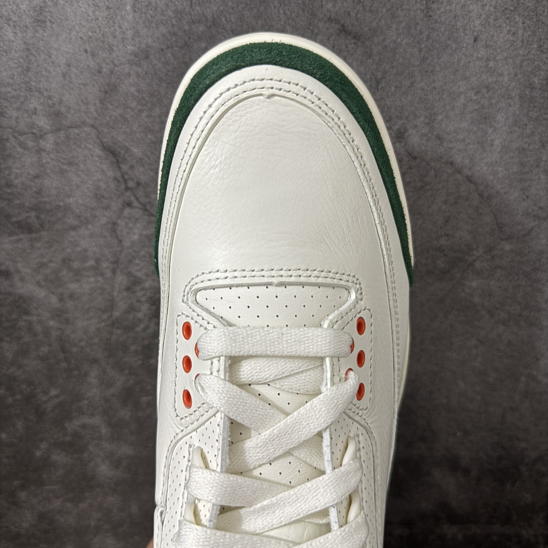 图片[5]-【GX纯原】Solefly x Air Jordan 3 Retro \”Miami\” AJ3 乔3迈阿密联名 白绿橙 IF4491-100  大厂出品 原楦原纸板 客供原厂材料开发 极致一眼正品既视感 细节如图所示  尺码：40 40.5 41 42 42.5 43 44 44.5 45 45.5 46 47.5 48.5-选品中心