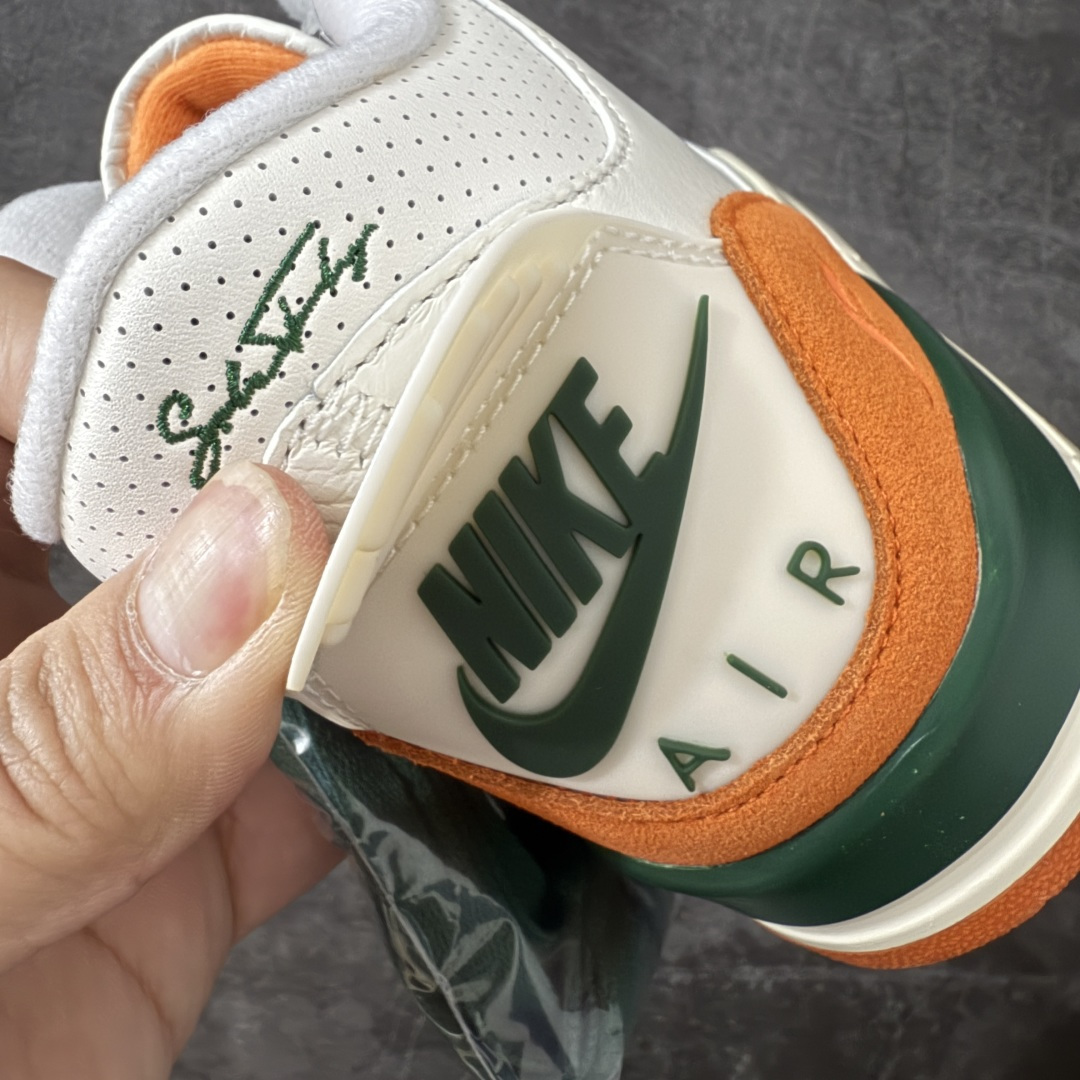 图片[2]-【GX纯原】Solefly x Air Jordan 3 Retro \”Miami\” AJ3 乔3迈阿密联名 白绿橙 IF4491-100  大厂出品 原楦原纸板 客供原厂材料开发 极致一眼正品既视感 细节如图所示  尺码：40 40.5 41 42 42.5 43 44 44.5 45 45.5 46 47.5 48.5-选品中心