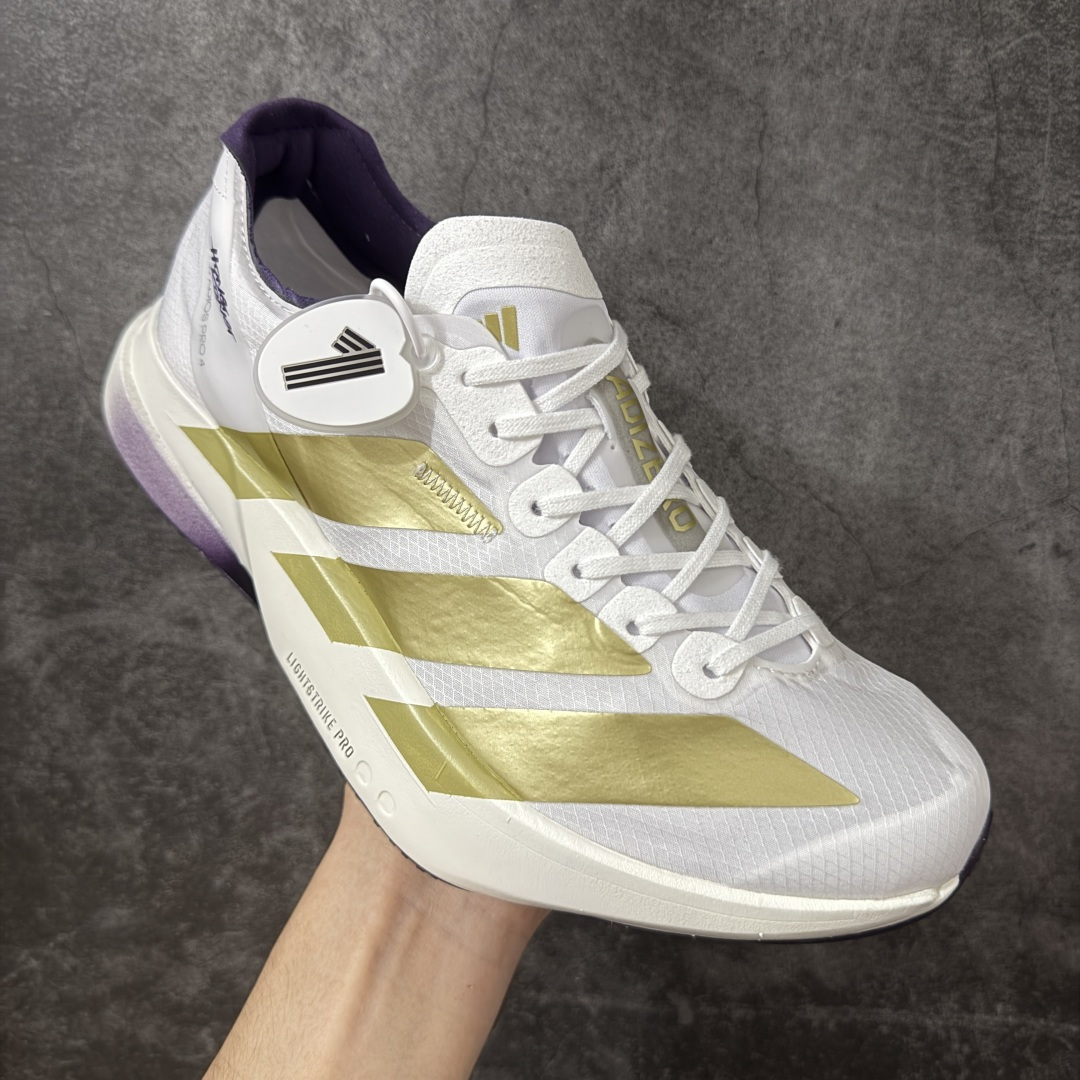图片[3]-【NO.1纯原】Adidas Adizero Adios Pro 4 M竞训跑步鞋 KH6359 市场独一档品质 区别所有版本 原鞋购入开发数月 原材料 原档案打造 细节版型一比一 独立双层组合底私模.超软弹发泡超临界底 搭配ENERGYRODS 2.0真碳柱，每一步都动力满满 鞋面用的是Lightlock技术，轻透又贴合，就像给脚定制的一样。 中底是全掌Lightstrike Pro泡棉，软弹感超绝 真正一比一还原真实脚感💪🏻 尺码：36 36.5 37 38 38.5 39 40 40.5 41 42 42.5 43 44 44.5 45 46-选品中心