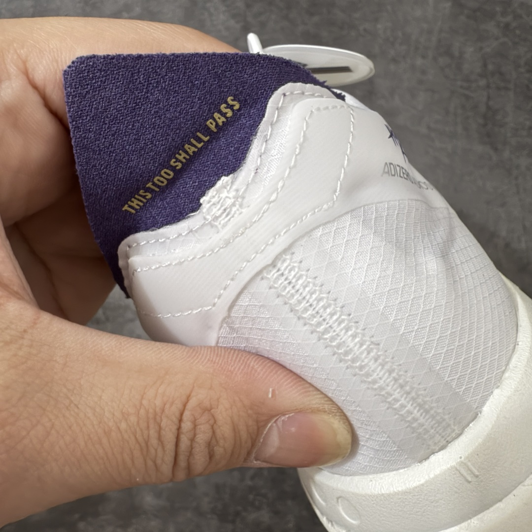 图片[2]-【NO.1纯原】Adidas Adizero Adios Pro 4 M竞训跑步鞋 KH6359 市场独一档品质 区别所有版本 原鞋购入开发数月 原材料 原档案打造 细节版型一比一 独立双层组合底私模.超软弹发泡超临界底 搭配ENERGYRODS 2.0真碳柱，每一步都动力满满 鞋面用的是Lightlock技术，轻透又贴合，就像给脚定制的一样。 中底是全掌Lightstrike Pro泡棉，软弹感超绝 真正一比一还原真实脚感💪🏻 尺码：36 36.5 37 38 38.5 39 40 40.5 41 42 42.5 43 44 44.5 45 46-选品中心