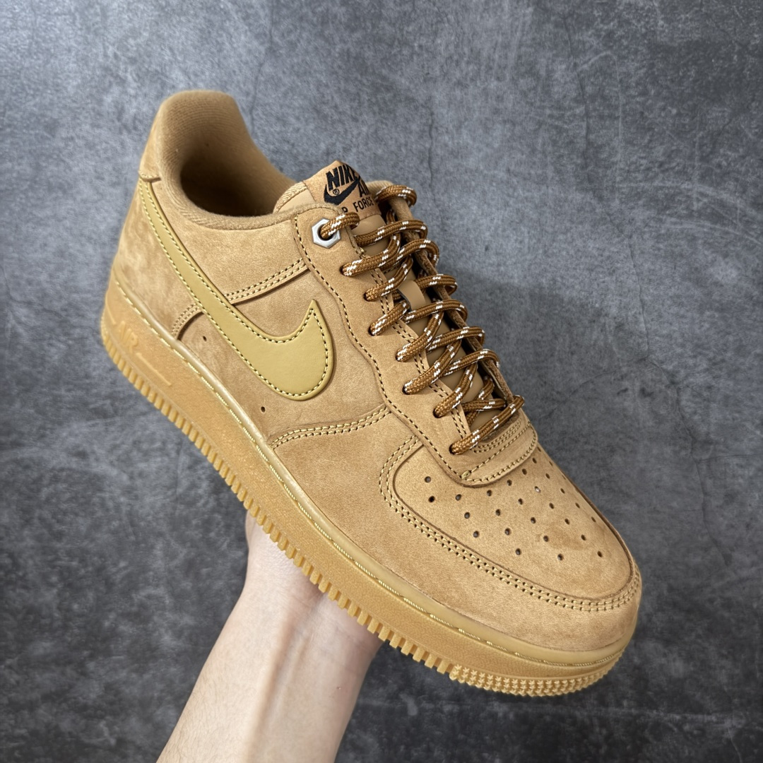 图片[3]-【原厂皮Q版】NK Air Force 1 Low 07 LV8 \”Wheat Flax\” 空军一号低帮 小麦色 CJ9179-200 全鞋原厂麂皮鞋面打造 原楦头原纸板 纯正空军版型 全掌内置蜂窝气垫 原盒配件 原厂中底钢印、拉帮完美 尺码：36 36.5 37.5 38 38.5 39 40 40.5 41 42 42.5 43 44 44.5 45 46-选品中心