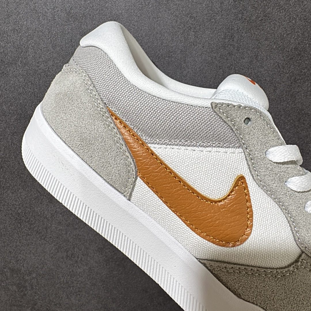 Nike SB Force 58 FS-灰橘硫化杯底 原楦版型 独家私模 融入打孔设计独家独立真半码帆布