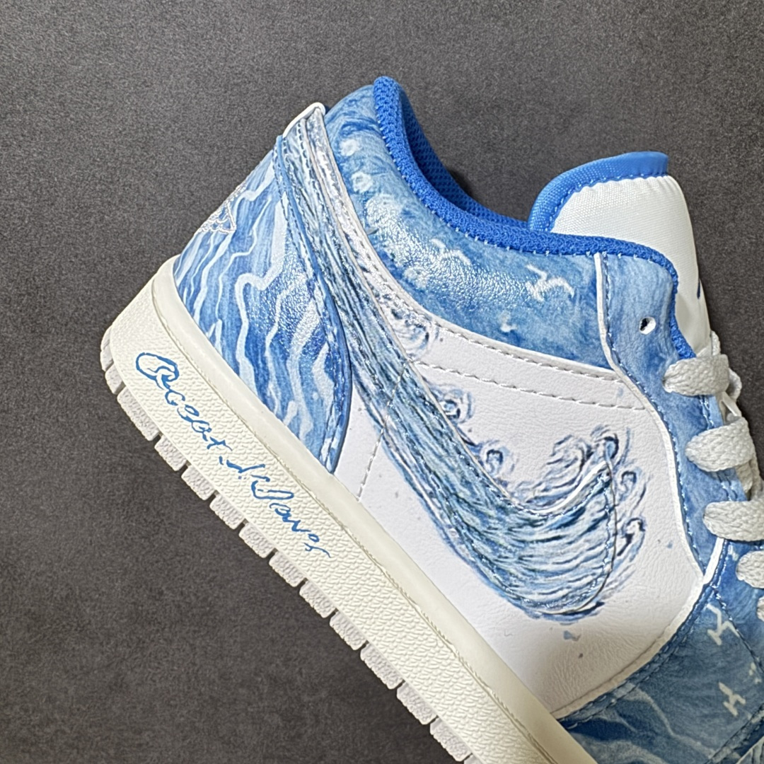 图片[7]-【公司级】Nike Air Jordan 1 Low AJ1 乔一 时尚百搭 舒适耐磨 低帮 复古篮球鞋 男女同款 蓝色 货号：FN5214-141 尺码：36-46半-莆田鞋