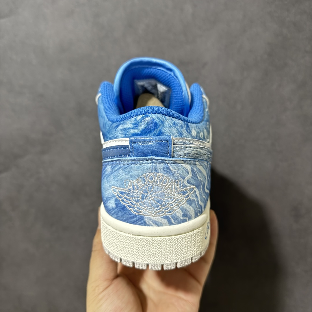 图片[4]-【公司级】Nike Air Jordan 1 Low AJ1 乔一 时尚百搭 舒适耐磨 低帮 复古篮球鞋 男女同款 蓝色 货号：FN5214-141 尺码：36-46半-莆田鞋