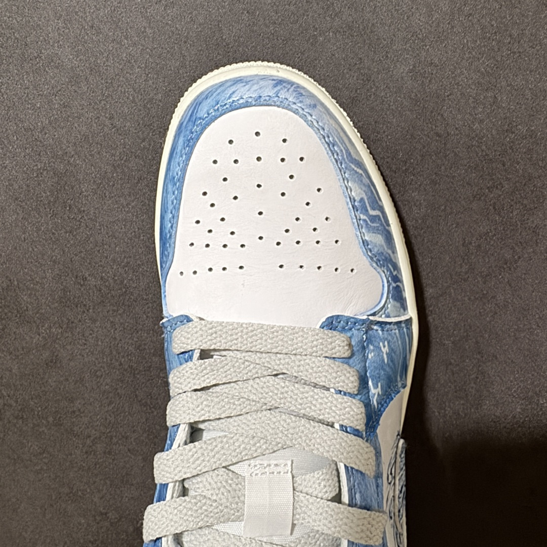 图片[5]-【公司级】Nike Air Jordan 1 Low AJ1 乔一 时尚百搭 舒适耐磨 低帮 复古篮球鞋 男女同款 蓝色 货号：FN5214-141 尺码：36-46半-莆田鞋