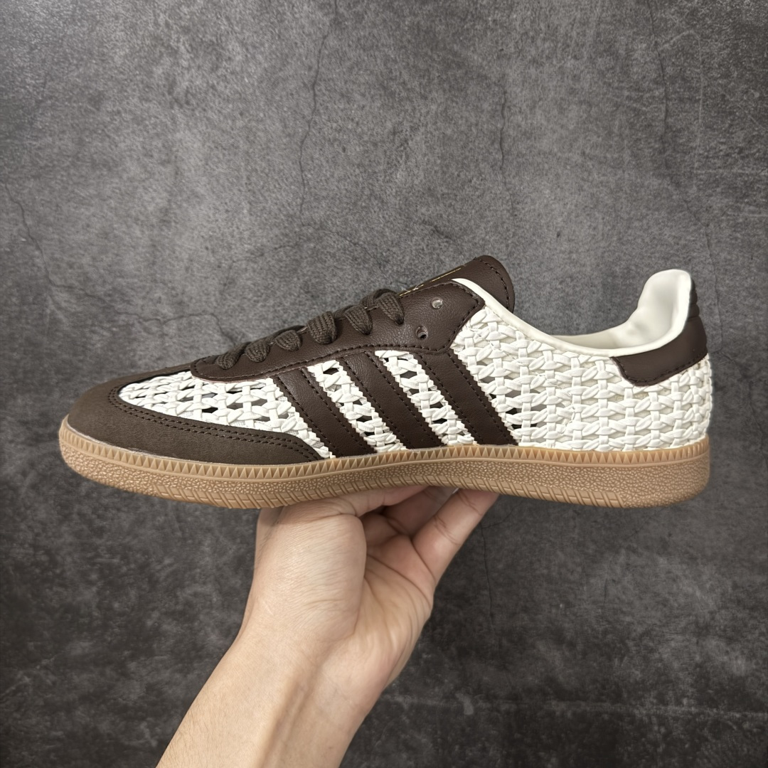 图片[2]-【HZ版本】Adidas Originals Samba OG 阿迪达斯三叶草 桑巴舞系列绅士德训足球风百搭低帮休闲运动板鞋 货号： IH9373 尺码： 35.5 36 36.5 37 38 38.5 39 40 40.5 41 42 42.5 43 44 45-莆田鞋