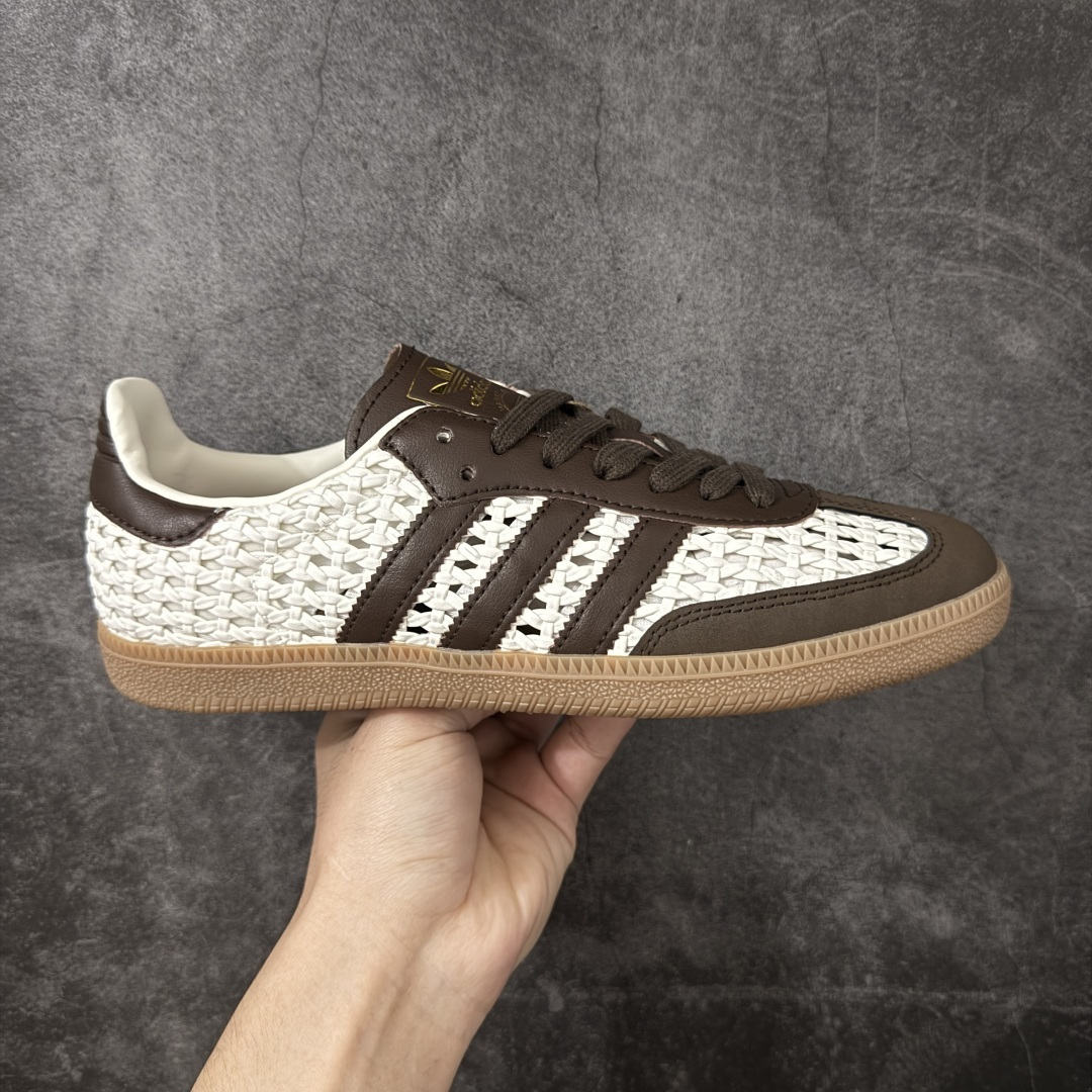 【HZ版本】Adidas Originals Samba OG 阿迪达斯三叶草 桑巴舞系列绅士德训足球风百搭低帮休闲运动板鞋 货号: IH9373 尺码: 35.5 36 36.5 37 38 38.5 39 40 40.5 41 42 42.5 43 44 45-选品中心