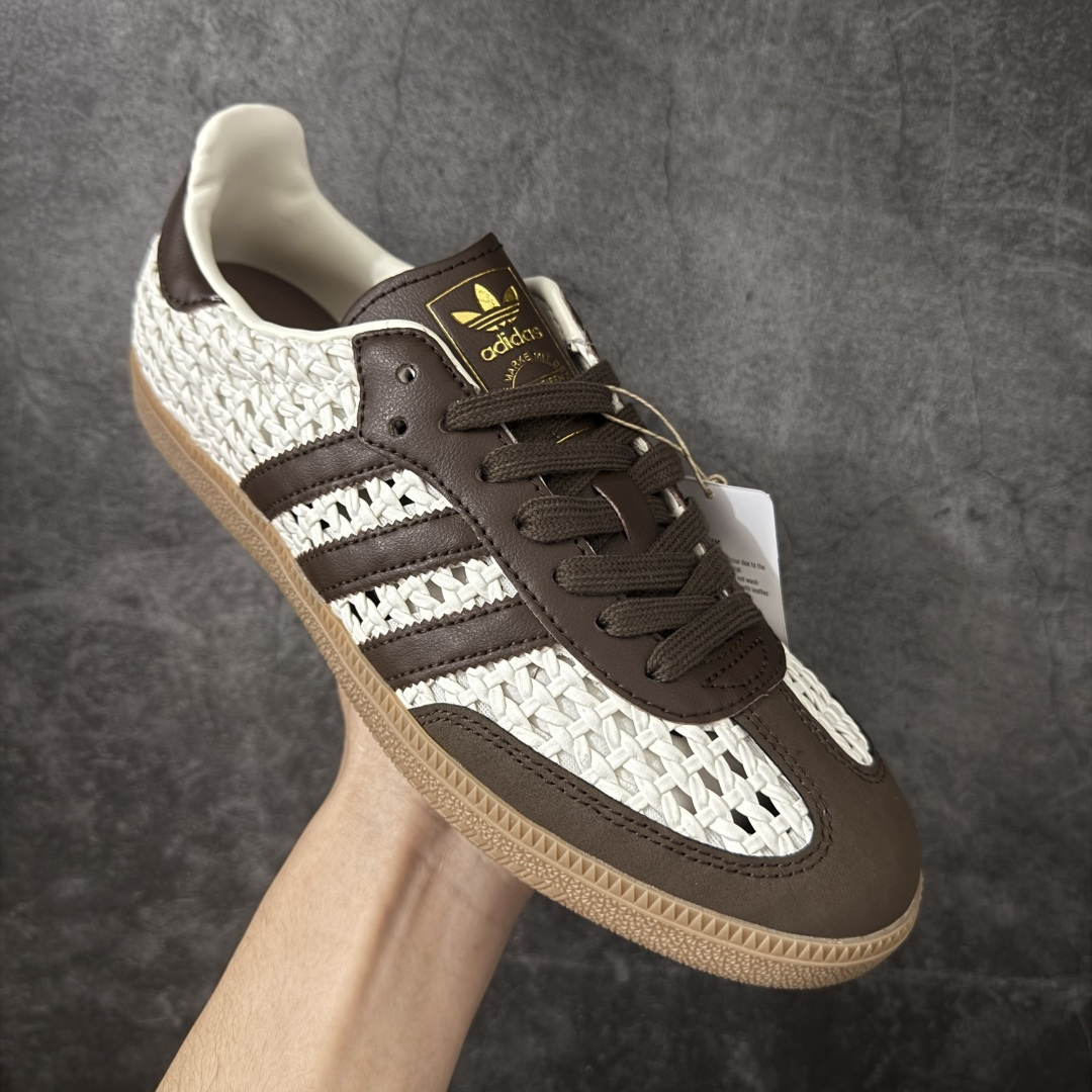 图片[3]-【HZ版本】Adidas Originals Samba OG 阿迪达斯三叶草 桑巴舞系列绅士德训足球风百搭低帮休闲运动板鞋 货号： IH9373 尺码： 35.5 36 36.5 37 38 38.5 39 40 40.5 41 42 42.5 43 44 45-莆田鞋
