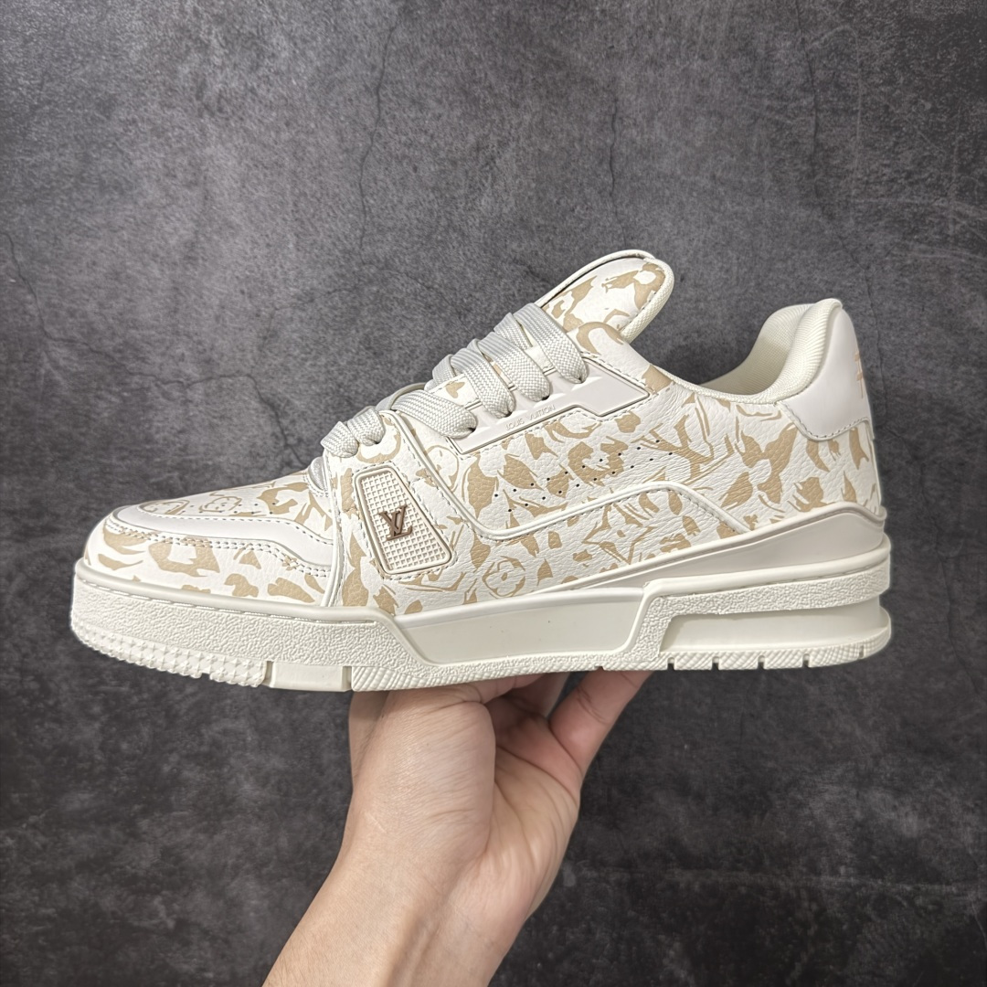YSLOUIS VUITTON 路易威登 LV Trainer 新款军绿印花