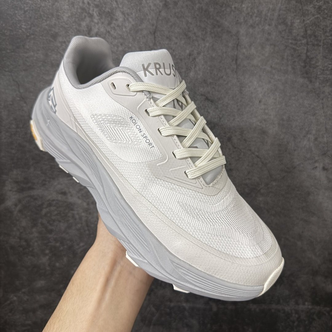 Kolon Sport 可隆 户外功能鞋系列 白紫色 抓地V底巴斯夫轻盈KRUST越野跑鞋市售唯一顶级版