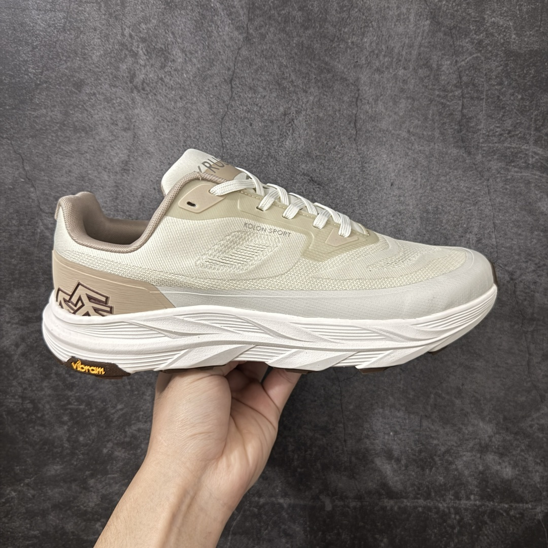 【绿X版本】 Kolon Sport 可隆 户外功能鞋系列 白紫色 抓地V底巴斯夫轻盈KRUST越野跑鞋 市售唯一顶级版本 原鞋开发一比一用料 完美细节做工 户外必备 尺码：36-45带半码-莆田鞋