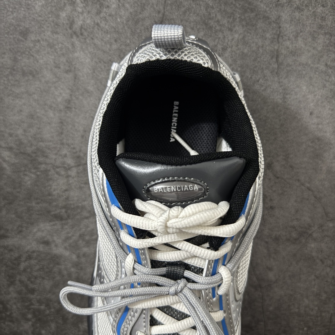 Balenciaga巴黎世家 Radar 圆头系带 做旧效果 低帮 生活休闲鞋巴黎世家25代轻薄款经典黑