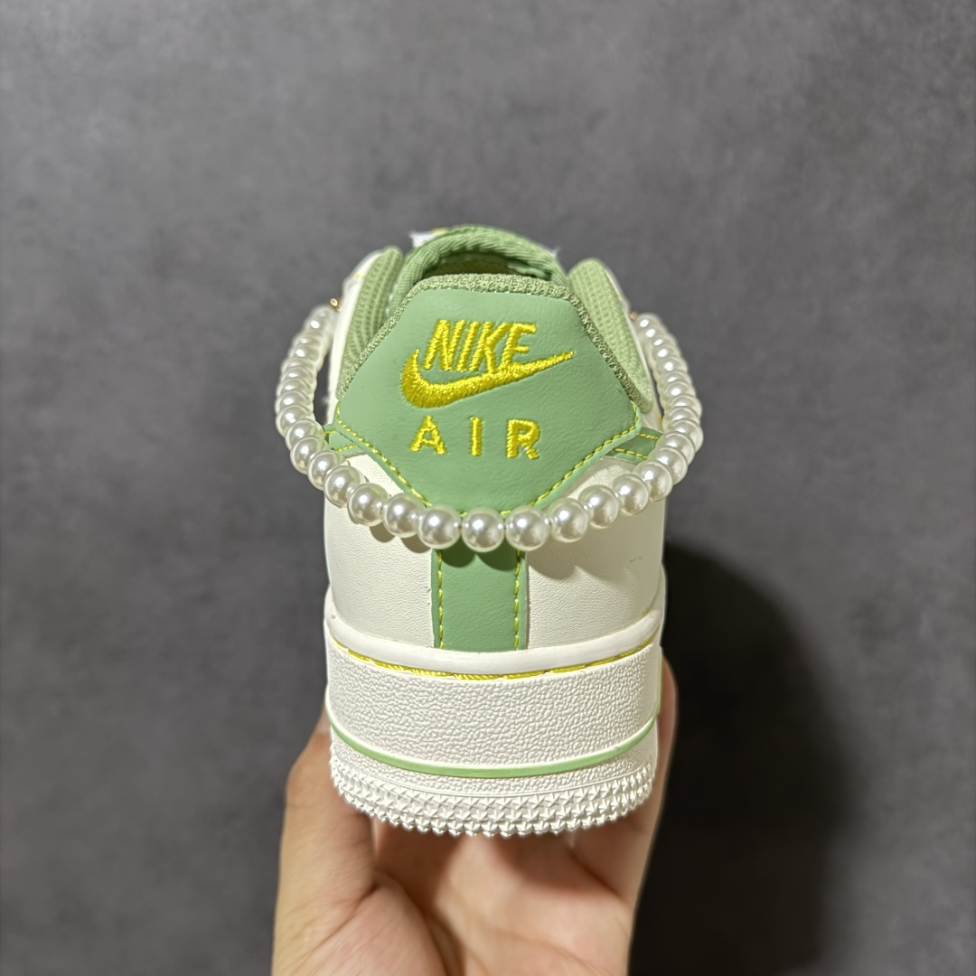 手绘涂鸦“青珠画境”Nike Air Force 1 “Jade Pearl Canvas”空军一号定制