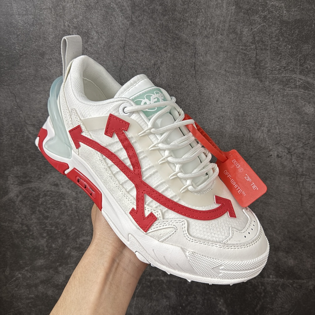 OFF-WHITE OW运动鞋 春夏走秀款球鞋 所有配件均通过定做出产正品裁片 原版比例大箭头定制网眼布
