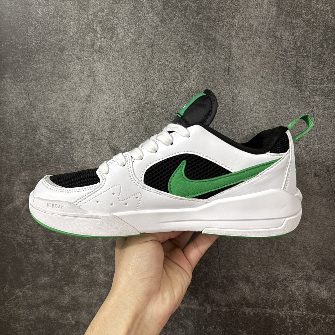 Jordan CMFT Era 白蓝红 HJ6777-012舒适简约低帮运动鞋 实拍首发鞋面大面积的网眼