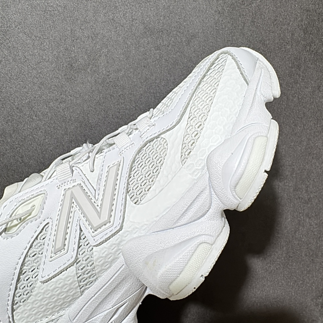 图片[8]-【公司级】New Balance 9060系列 新百伦 复古休闲运动慢跑鞋 鞋面大身由空间双格及磨砂鞋面拼接而生 采用大面积网眼以及麂皮材质覆盖鞋身 还原经典气质 搭载ABZORB避震科技 由泡沫聚酯制成 上脚可以有效减少由鞋底反弹对身体及双腿的冲击力 货号：U90606B5 尺码：36 37 37.5 38 38.5 39.5 40 40.5 41.5 42 42.5 43 44 45-莆田鞋