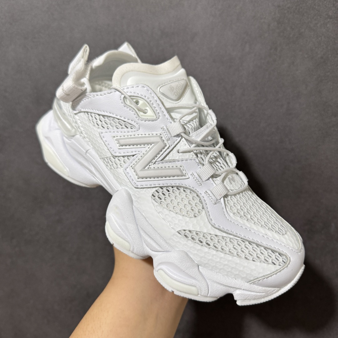 图片[3]-【公司级】New Balance 9060系列 新百伦 复古休闲运动慢跑鞋 鞋面大身由空间双格及磨砂鞋面拼接而生 采用大面积网眼以及麂皮材质覆盖鞋身 还原经典气质 搭载ABZORB避震科技 由泡沫聚酯制成 上脚可以有效减少由鞋底反弹对身体及双腿的冲击力 货号：U90606B5 尺码：36 37 37.5 38 38.5 39.5 40 40.5 41.5 42 42.5 43 44 45-莆田鞋
