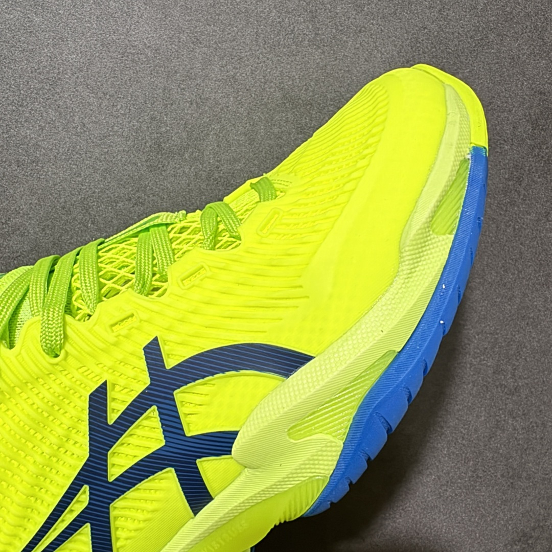图片[8]-【公司级】亚瑟士网球鞋🎾Asics Court FF 3 共31色‼️ 适用于硬地球场的网球鞋 树脂加工的网眼材料的鞋面结构为脚的运动提供了耐用性和可跟随性， 中底采用FLYTE FOAM 既轻巧又缓震 外底通过增加地平面的宽度来增强横向稳定性 货号：1041A220-300 绿蓝 尺码：36 37 37.5 38 39 39.5 40 40.5 41.5 42 42.5 43.5 44 45 46-莆田鞋