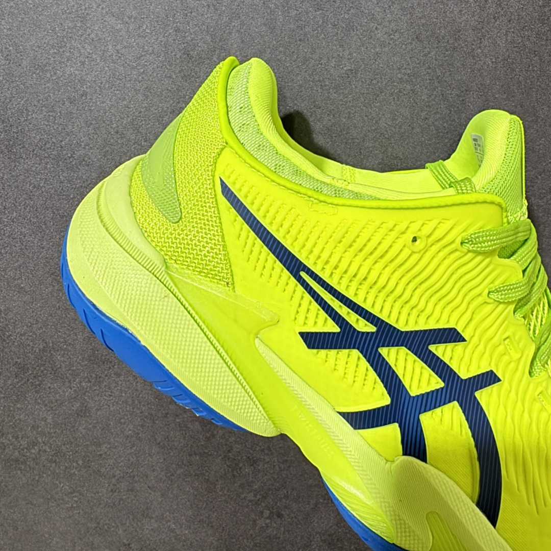 图片[7]-【公司级】亚瑟士网球鞋🎾Asics Court FF 3 共31色‼️ 适用于硬地球场的网球鞋 树脂加工的网眼材料的鞋面结构为脚的运动提供了耐用性和可跟随性， 中底采用FLYTE FOAM 既轻巧又缓震 外底通过增加地平面的宽度来增强横向稳定性 货号：1041A220-300 绿蓝 尺码：36 37 37.5 38 39 39.5 40 40.5 41.5 42 42.5 43.5 44 45 46-莆田鞋