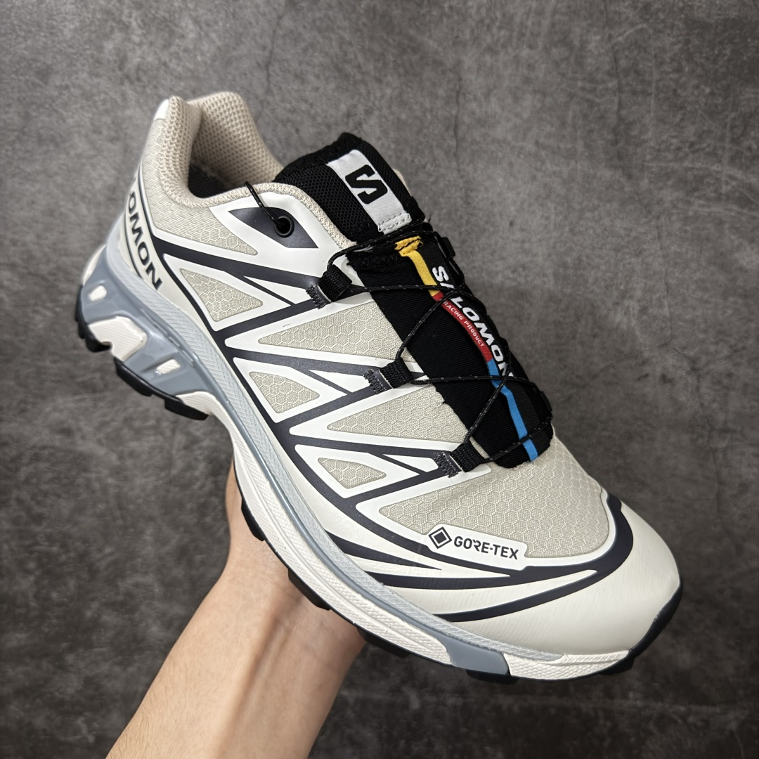 Salomon XT-6 GTX新配色银云灰 萨洛蒙复古潮流户外机能登山跑鞋纯原外贸平台特供订单耗时半年