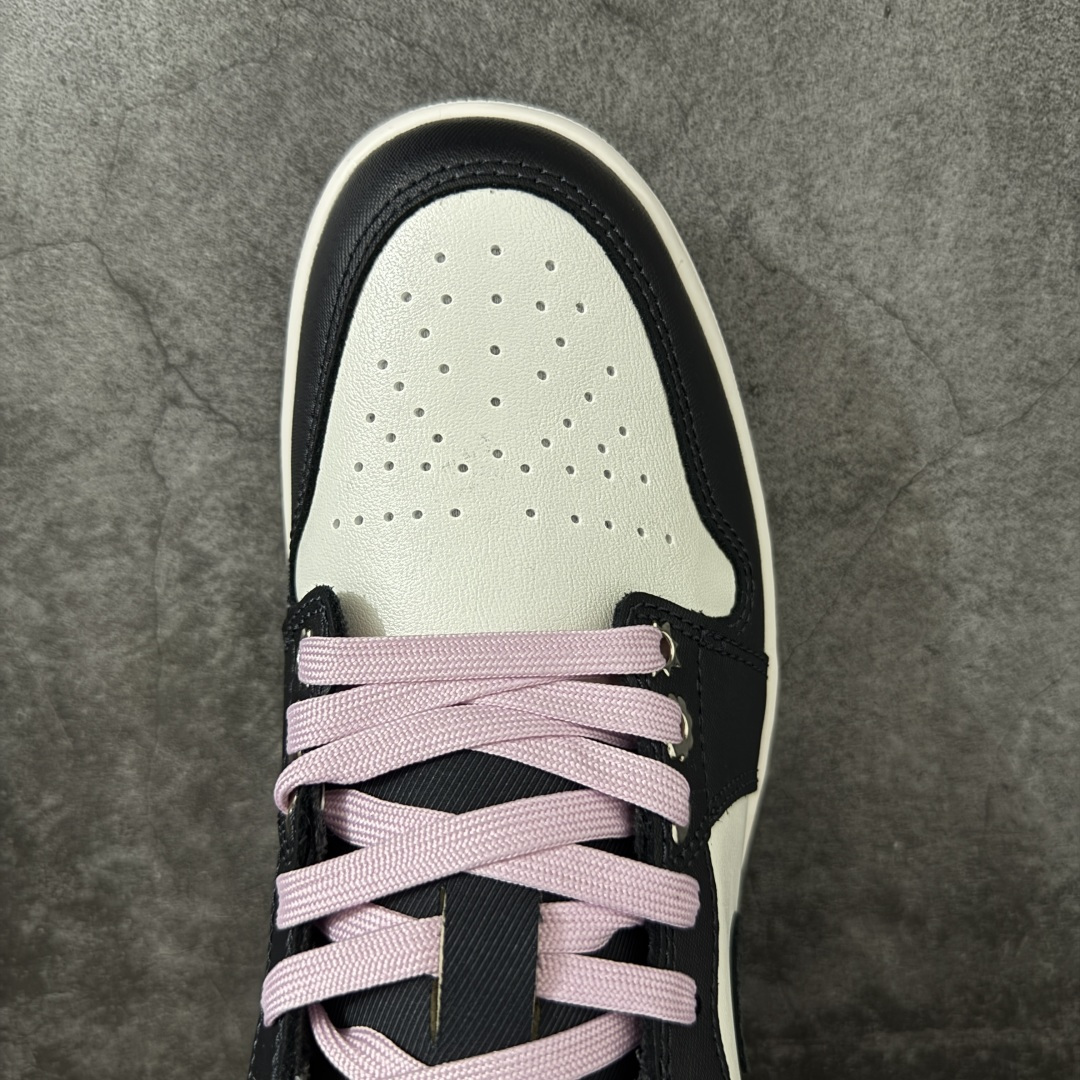 Air Jordan Low AJ1 乔1黑白粉 爆裂纹 低帮文化休闲运动板鞋 II0595-001市