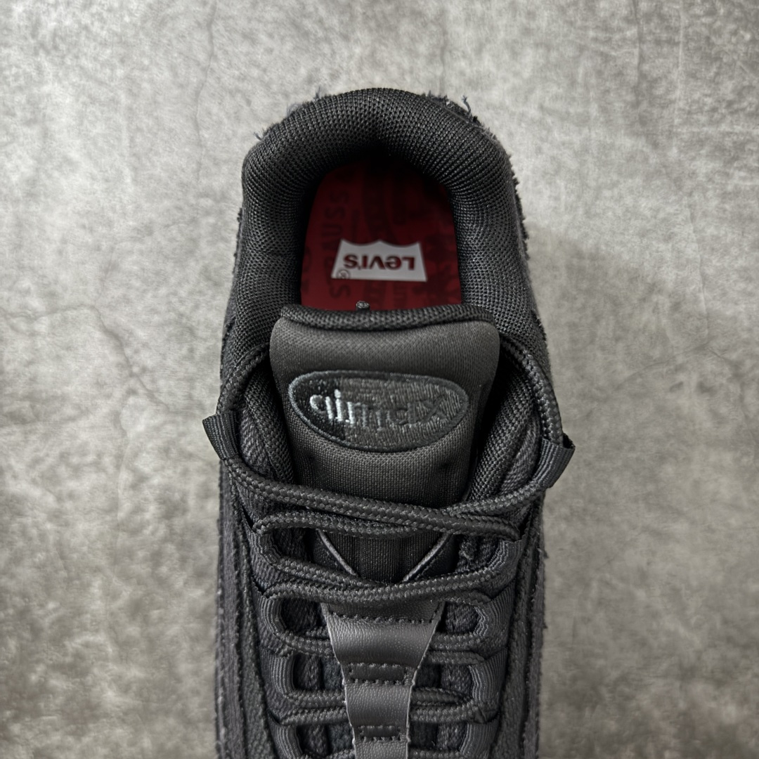 Levi's x NK Air Max 95 舒适耐磨 低帮跑步鞋 男女同款 李维斯联名黑牛仔 HM47