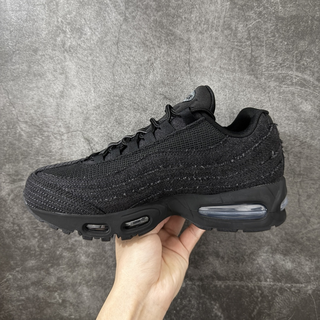 Levi's x NK Air Max 95 舒适耐磨 低帮跑步鞋 男女同款 李维斯联名黑牛仔 HM47