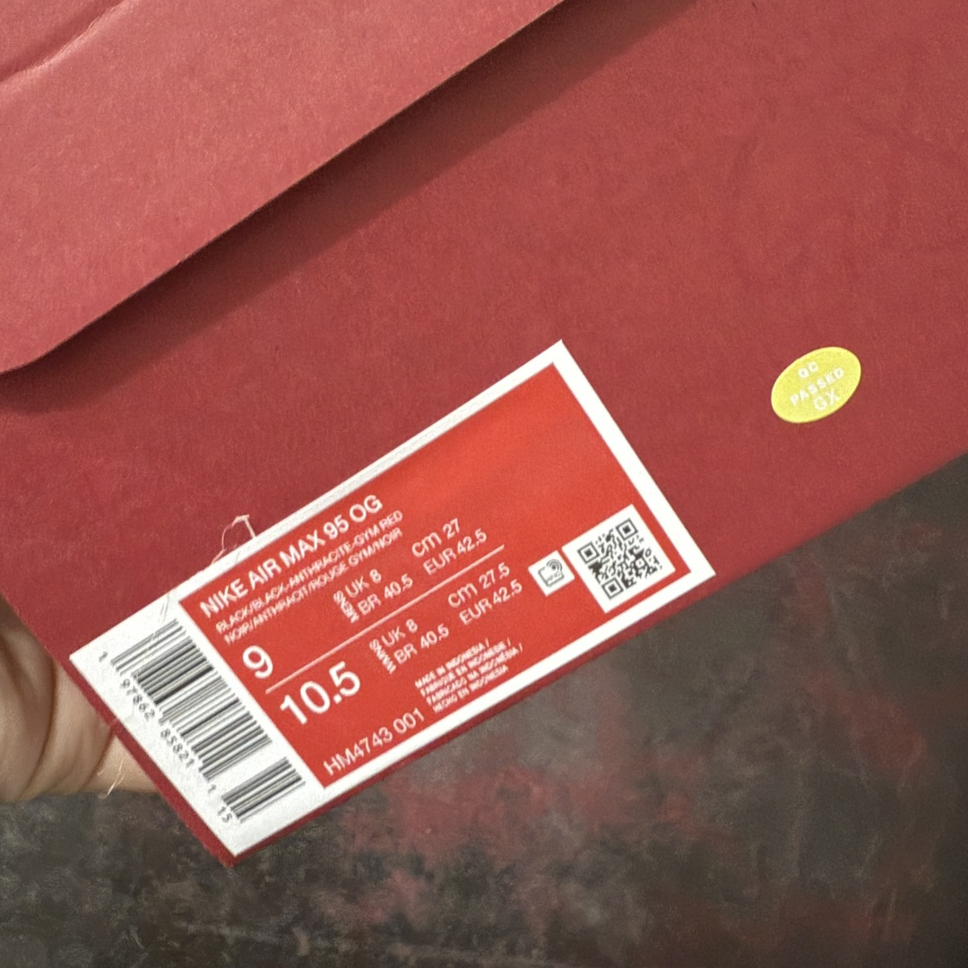 Levi's x NK Air Max 95 舒适耐磨 低帮跑步鞋 男女同款 李维斯联名黑牛仔 HM47