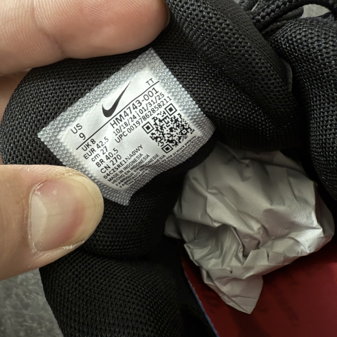 Levi's x NK Air Max 95 舒适耐磨 低帮跑步鞋 男女同款 李维斯联名黑牛仔 HM47