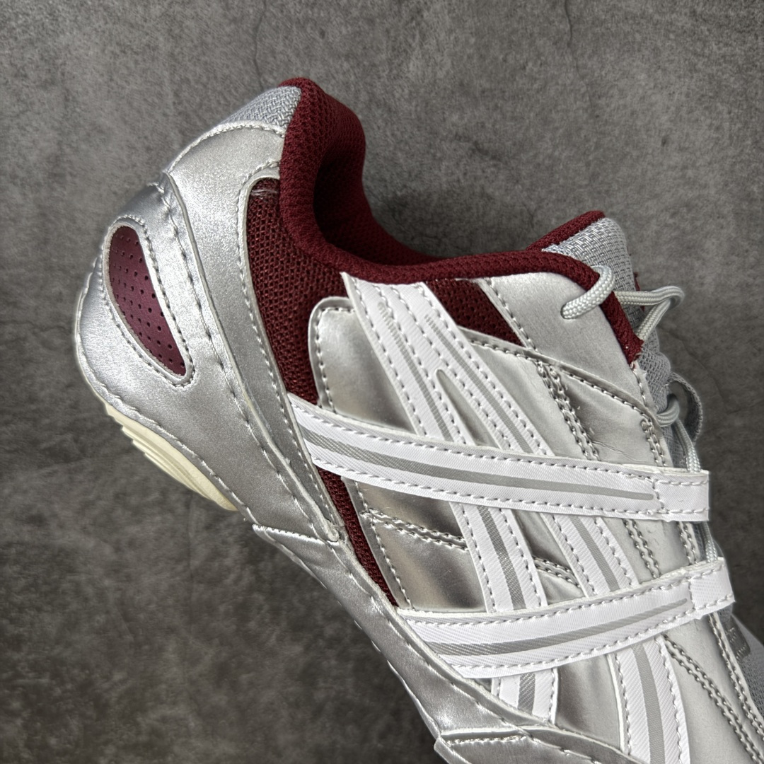 ASICS HYPERSYNC 薄底德训鞋 时尚经典透气包裹性轻便低帮生活休闲鞋男女同款 复古银红货号：