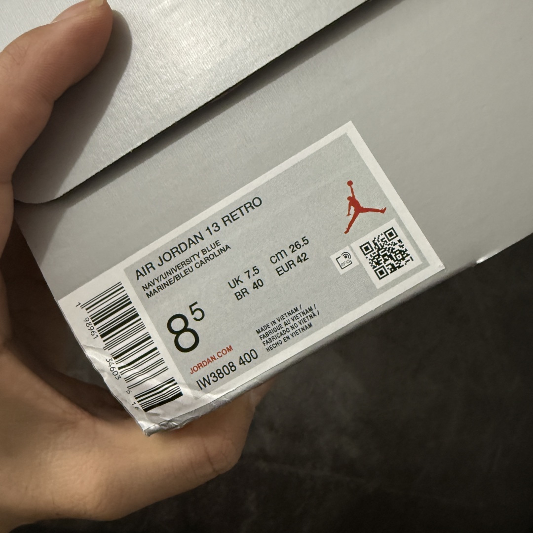 Air Jordan AJ13 2026复刻版海军蓝 猫眼 IW3808-400全新订单配色 高端零售外