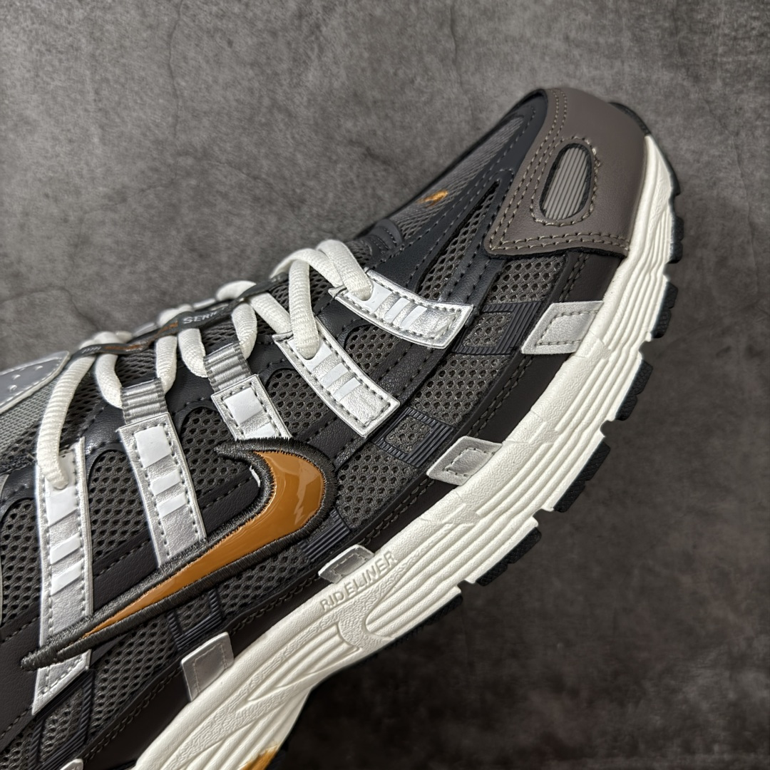 Nike P-6000 复古跑鞋又能出街又能跑步！Nike p-6000 女子跑鞋内外侧都用了灰色的钩子