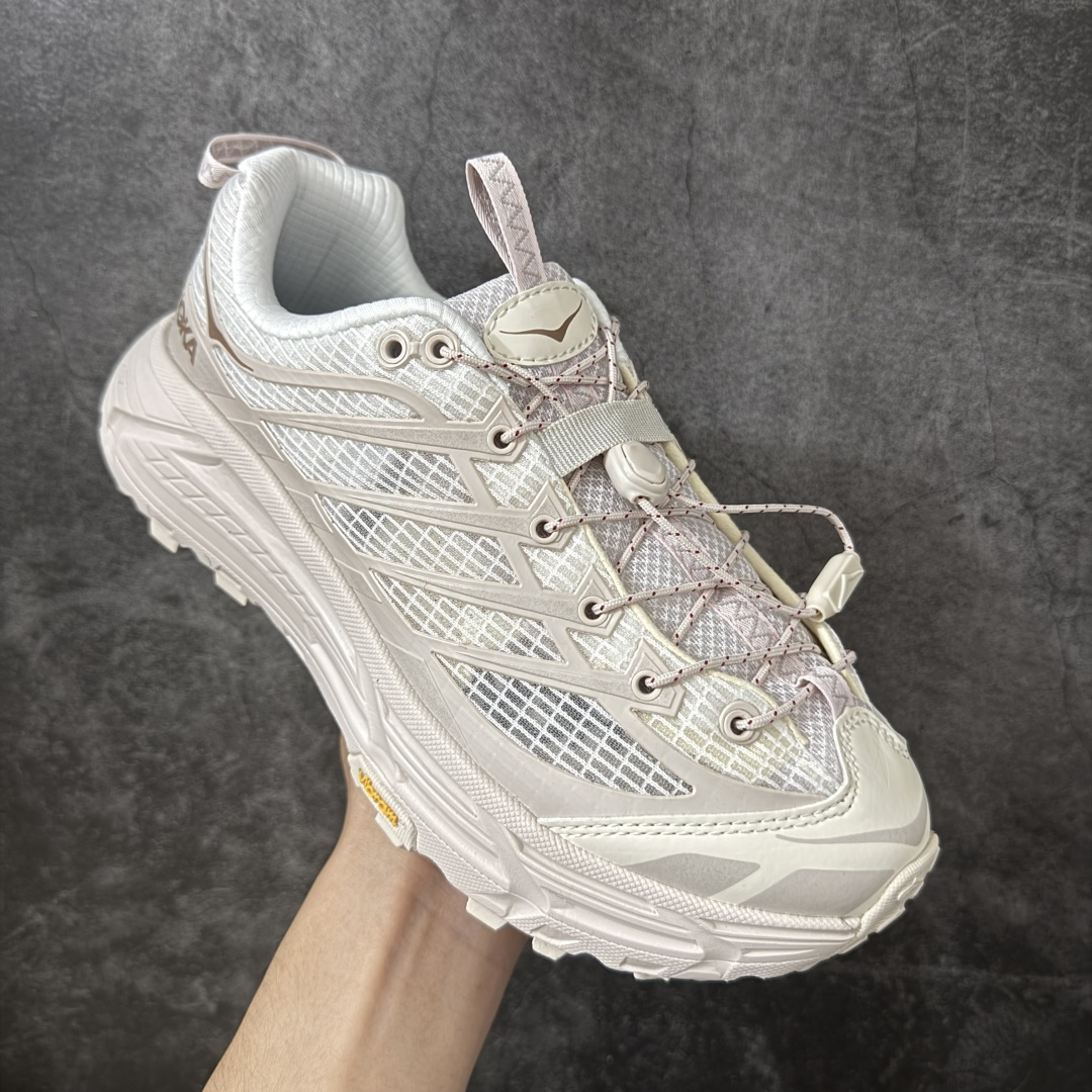 HOKA ONE ONE Mafate Three 2 春季 Grid 舒适时尚 低帮跑步鞋 男女同款-