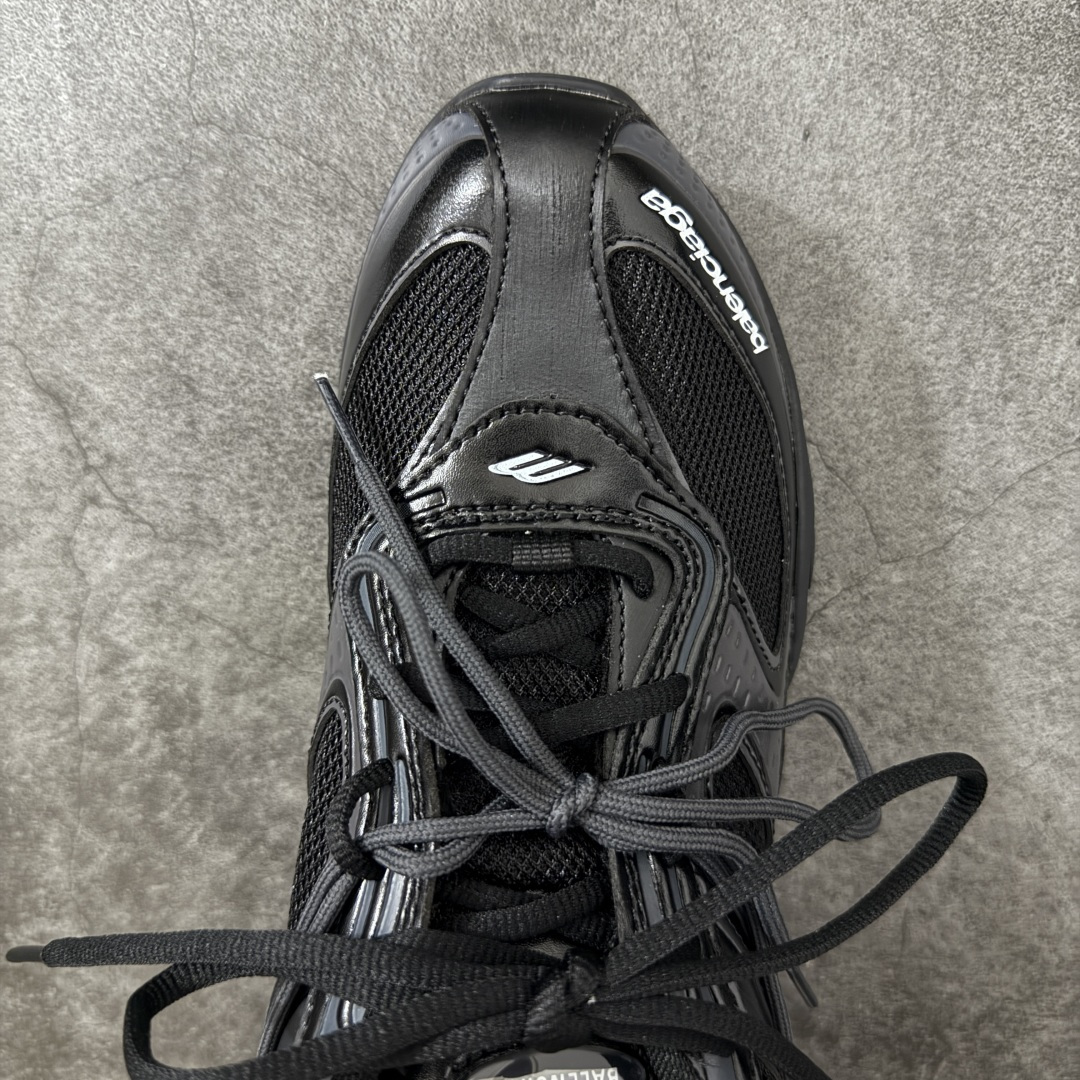 Balenciaga巴黎世家 Radar 圆头系带 做旧效果 低帮 生活休闲鞋巴黎世家25代轻薄款经典黑