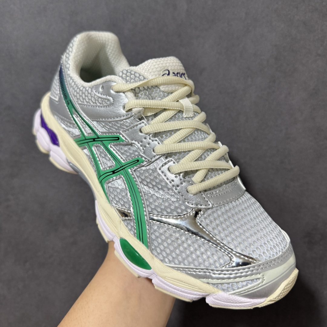 Asics Gel-Cumulus 16 亚瑟士复古透气休闲鞋缓震男子耐磨跑步鞋 1203A990-10