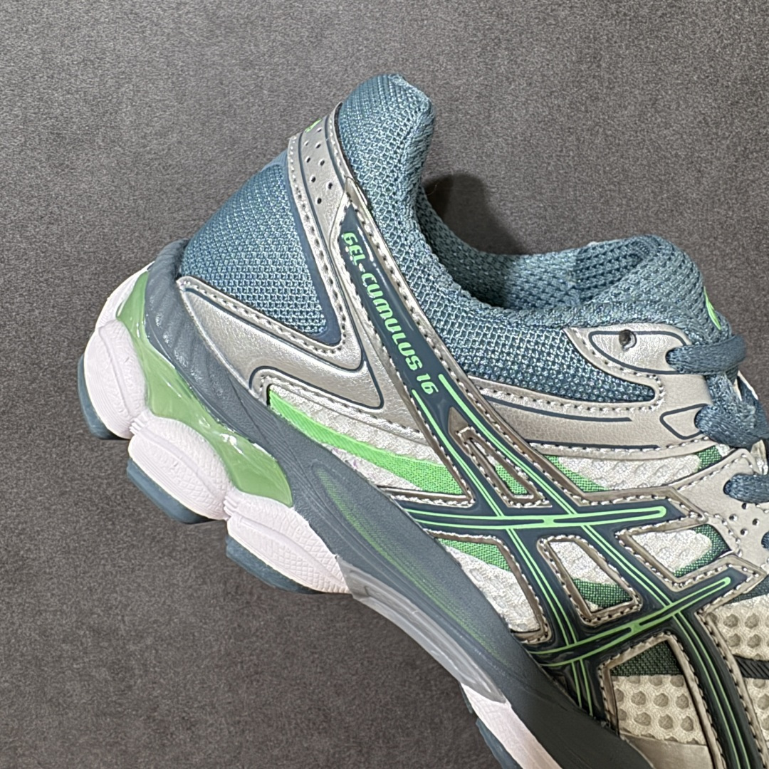 Asics Gel-Cumulus 16 亚瑟士复古透气休闲鞋缓震男子耐磨跑步鞋 1203A990-10