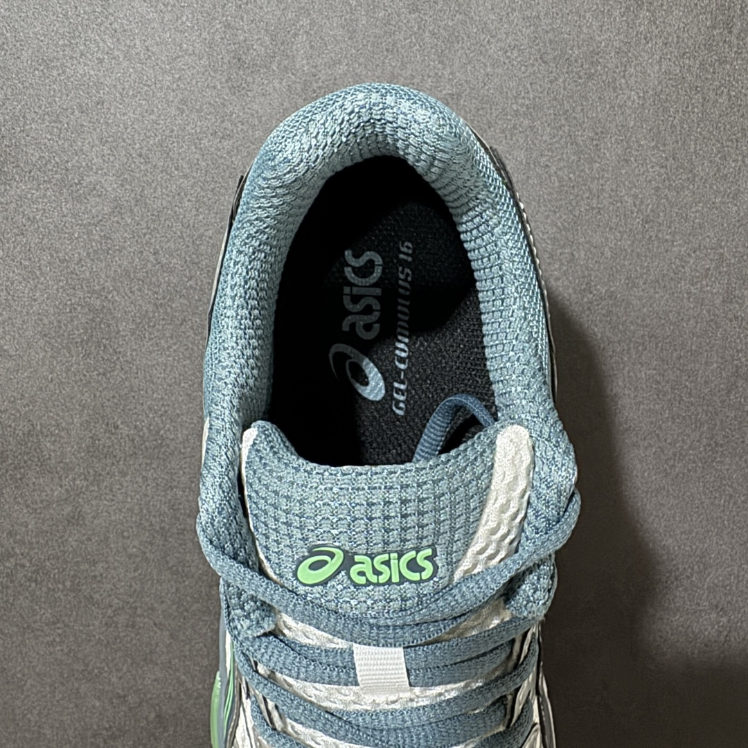 Asics Gel-Cumulus 16 亚瑟士复古透气休闲鞋缓震男子耐磨跑步鞋 1203A990-10