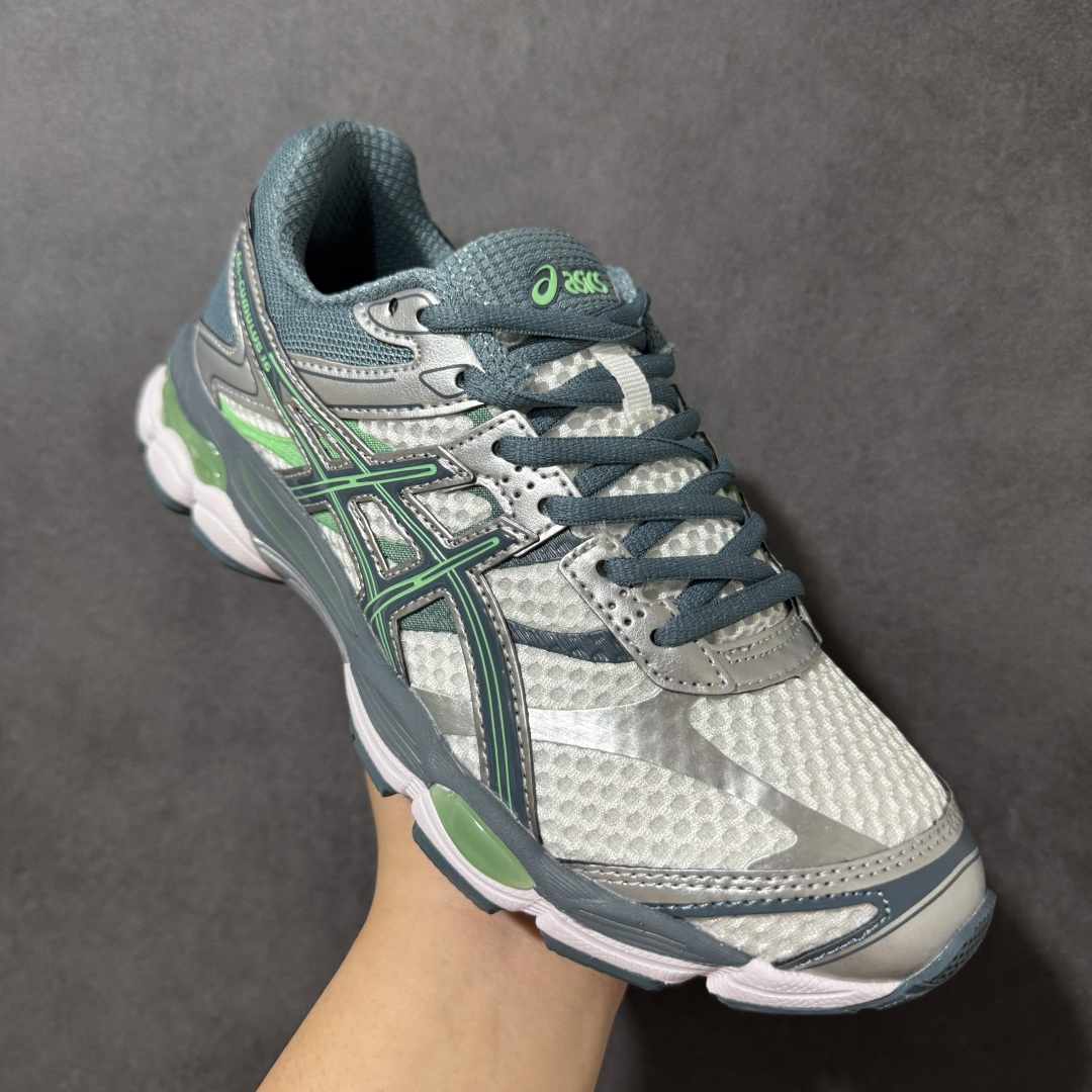Asics Gel-Cumulus 16 亚瑟士复古透气休闲鞋缓震男子耐磨跑步鞋 1203A990-10