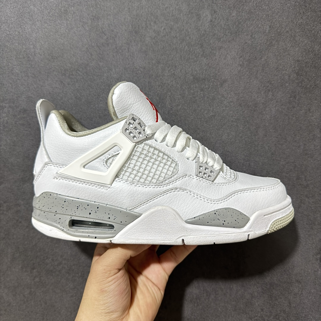 特价 Jordan Air Jordan 4 "Tech White" 白奥利奥 复古篮球鞋货号： CT