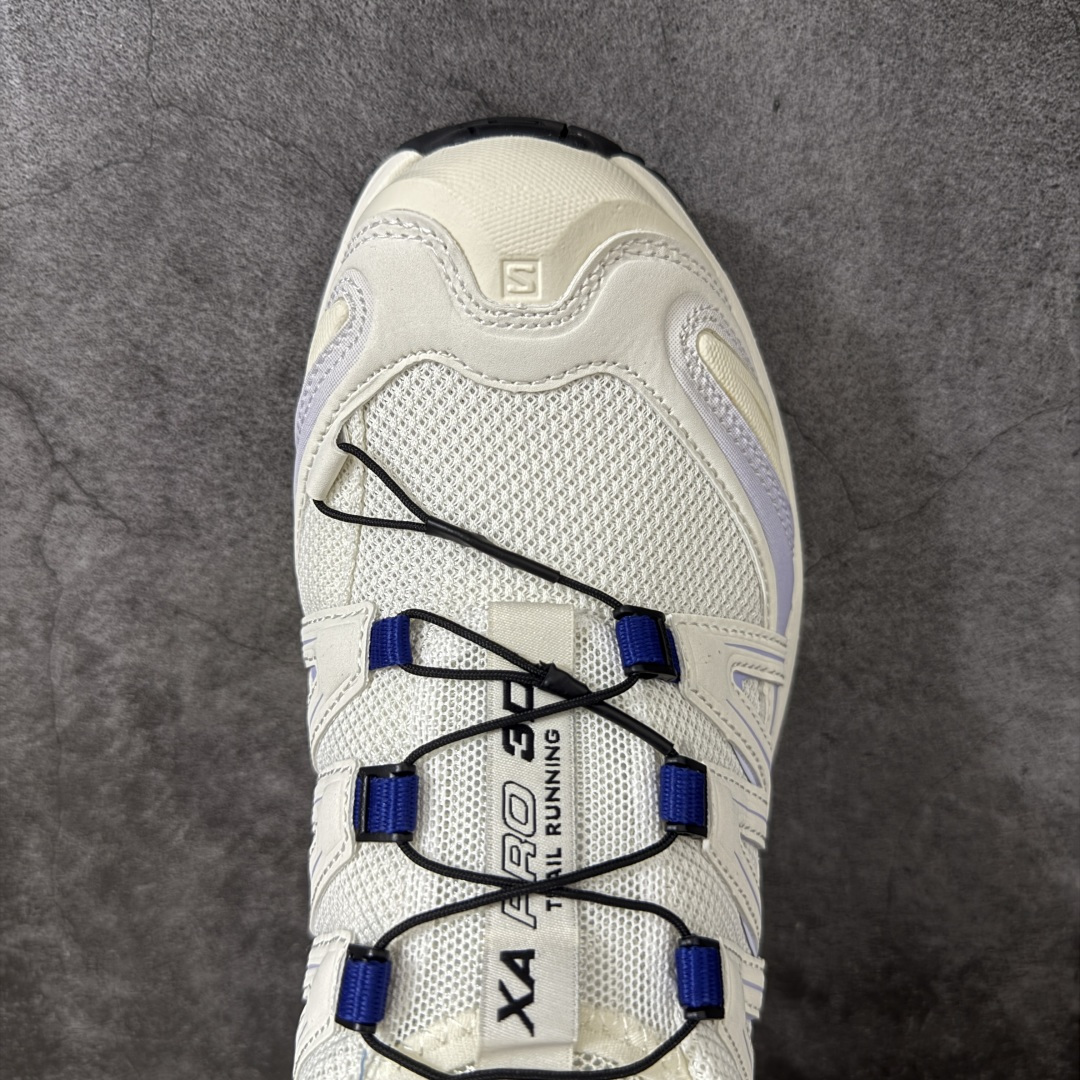 SALOMON XA Pro 3D 白紫 萨洛蒙潮流越野机能户外功能鞋原纸板楦头开发 原厂特供网布配套加