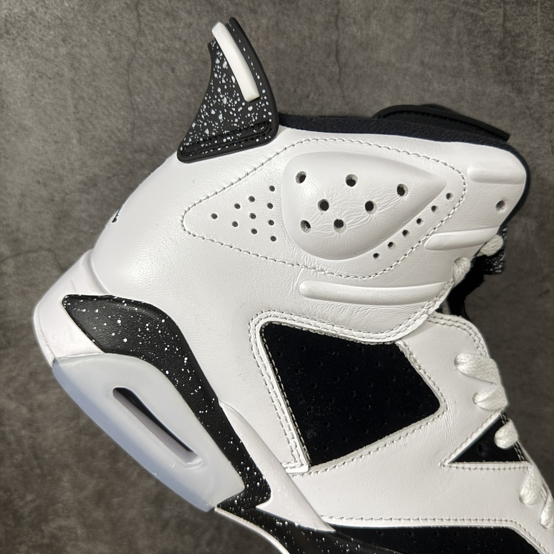 图片[7]-【XP纯原】Air Jordan AJ6 Retro 奥利奥黑白 CT8529-108 原楦原纸板开发 采购原厂皮料 原厂定型 后跟完美效果 到手可心比对发售原鞋 上脚百分百充当正品驾驭 真正原装公司级完美鞋型 一切细节实拍所见所得 纸板中底、钢印 完美版型 一应俱全外贸专供 发国外寄售可稳妥充正操作 尺码：40 40.5 41 42 42.5 43 44 44.5 45 46 47.5 48.5-选品中心